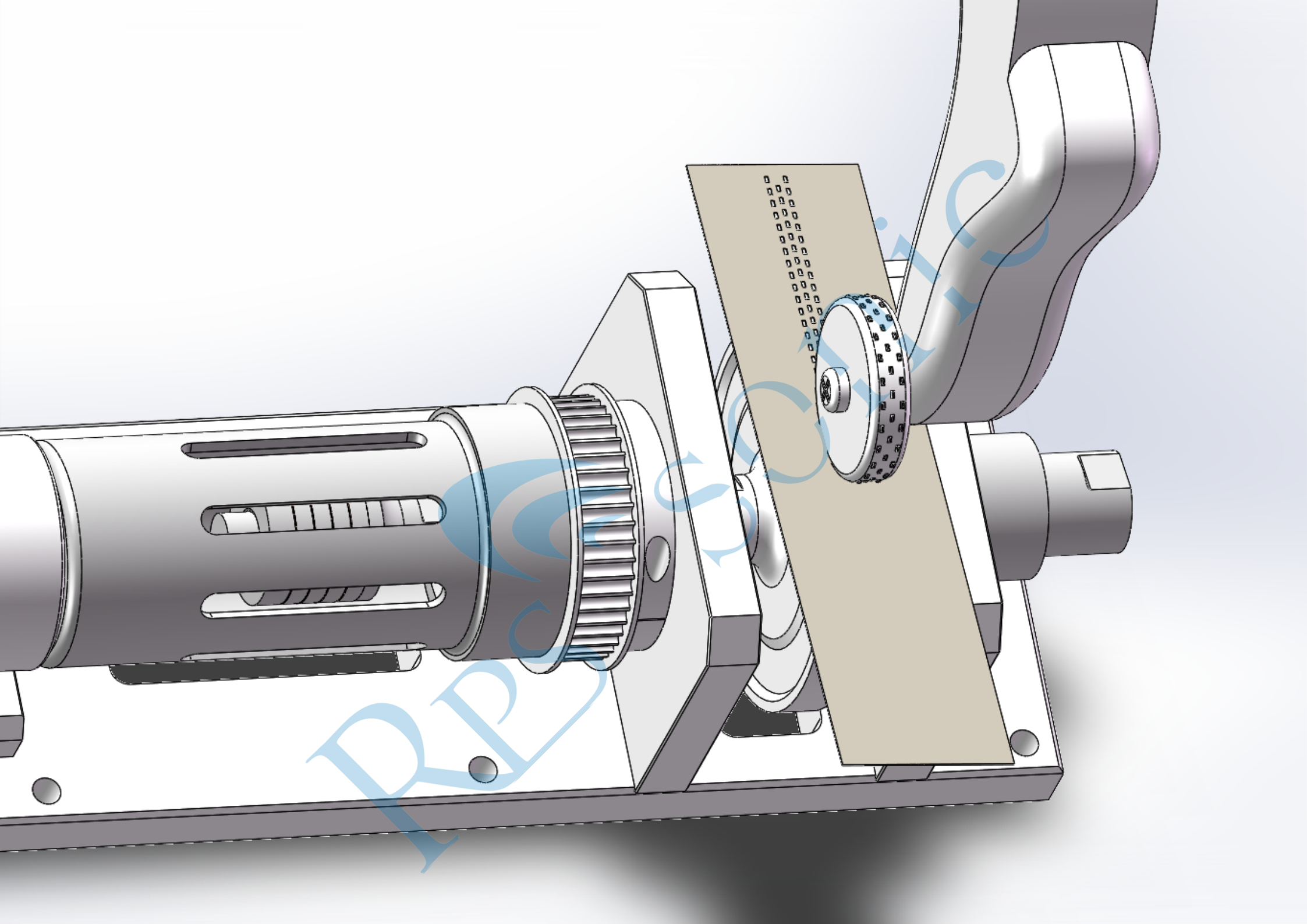 35KHZ Симметричный ультразвуковой роторный рожок для радиальной акустической сварки